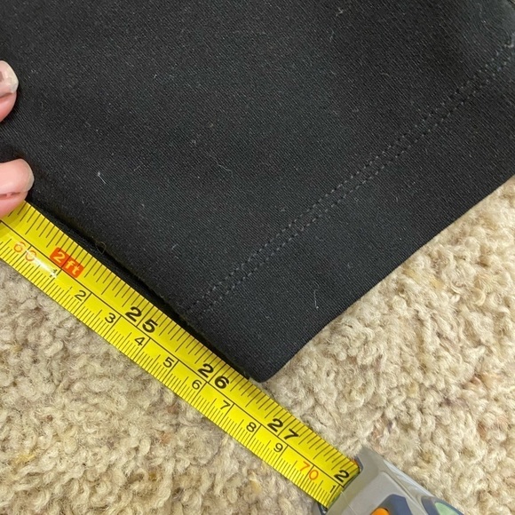 Eileen Fisher Women’s Crop Leggings With Ankle Zip Black Size Small Pull On - Picture 7 of 8